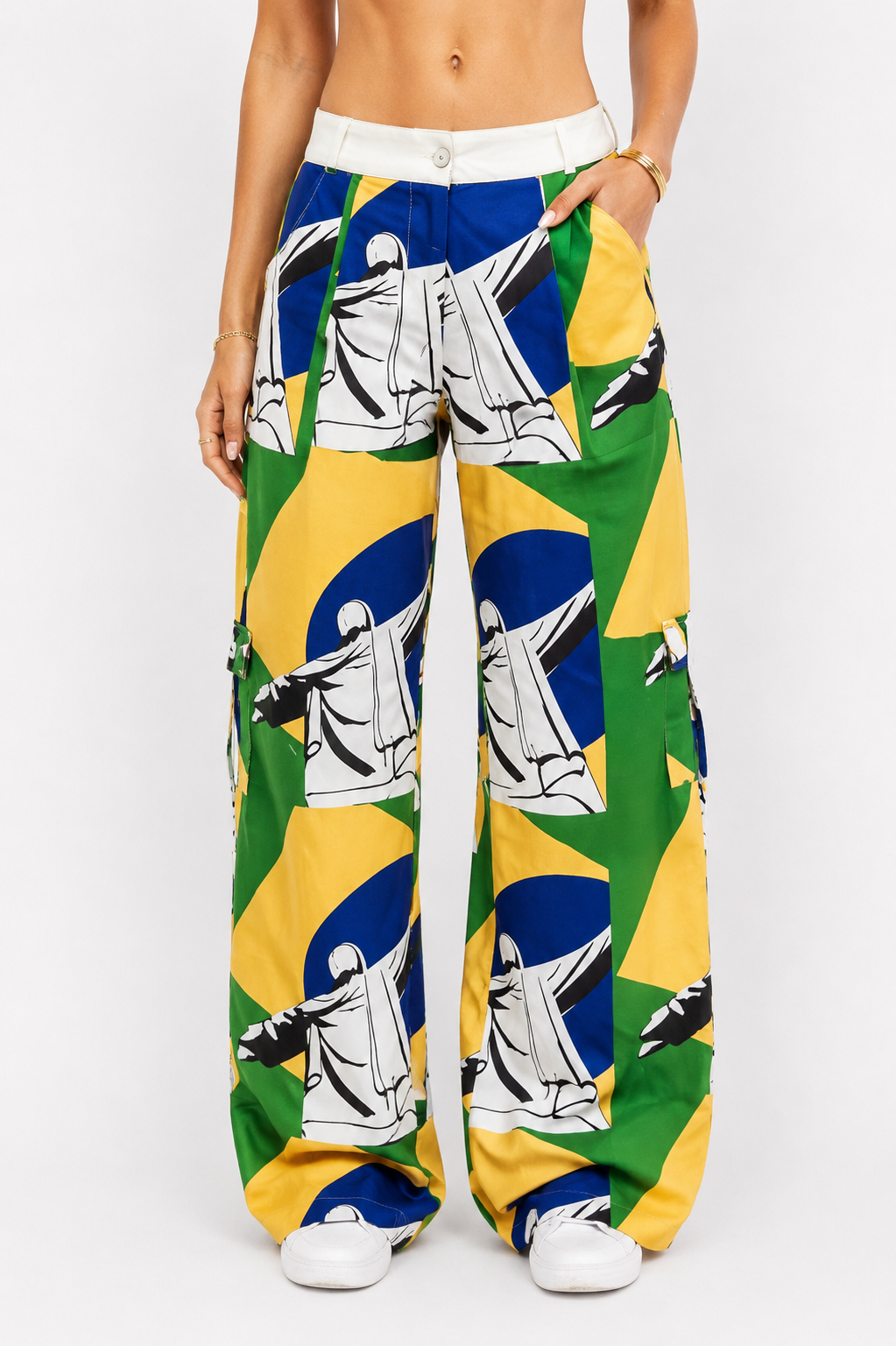 Calça Wide Leg Rio de Janeiro