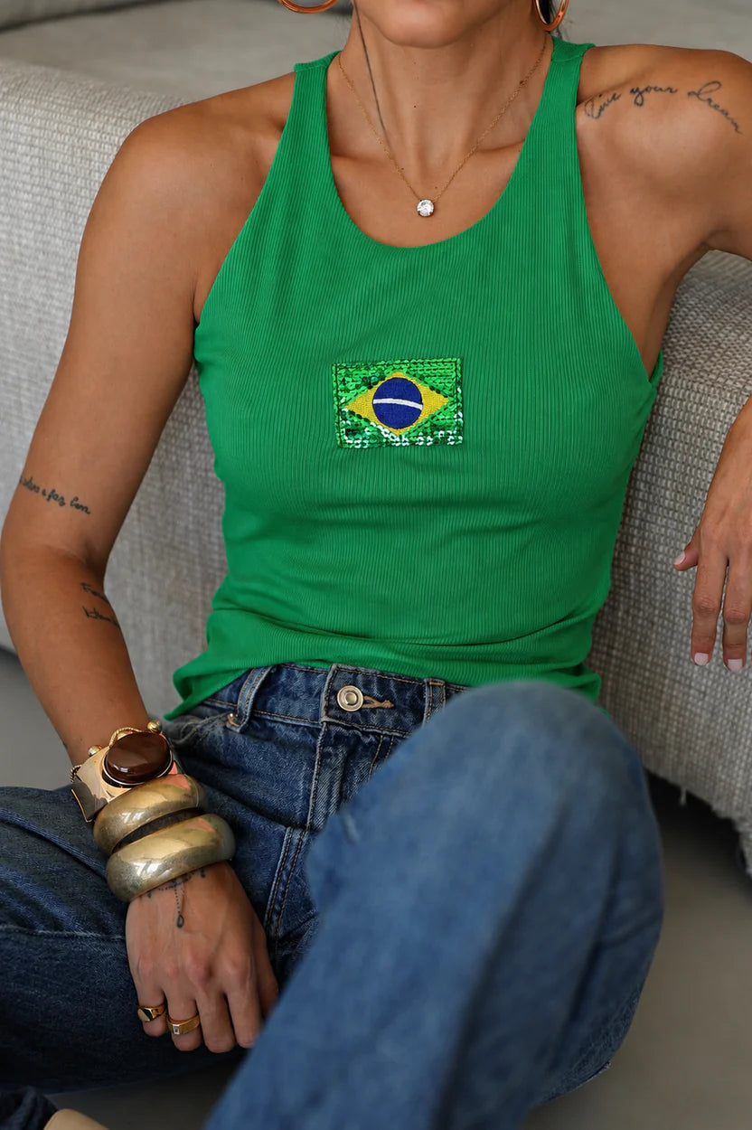 Regata ribana Brasil verde