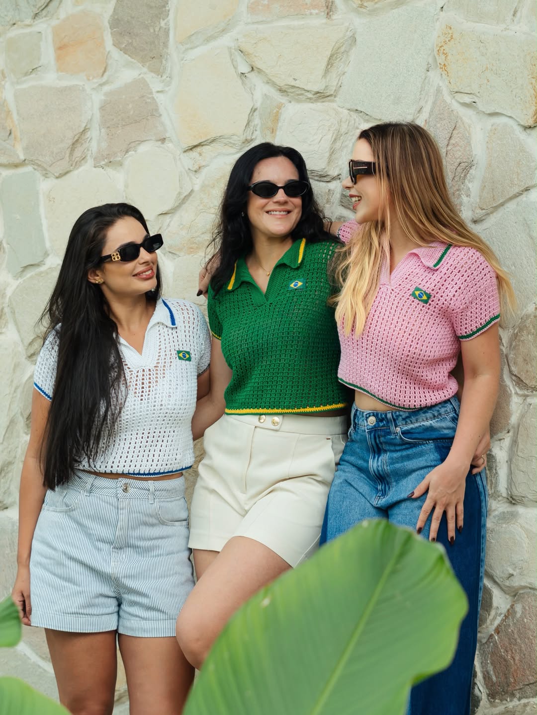 Cropped Tricot Brasil
